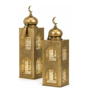 Vintage Metal Candle Lanterns